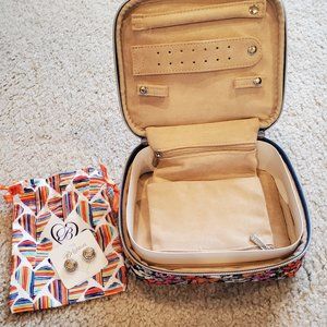 BRIGHTON Earrings and Jewelry Case